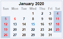 January 2020